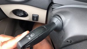 FORD FIESTA - Highbeam lights how to turn on and off