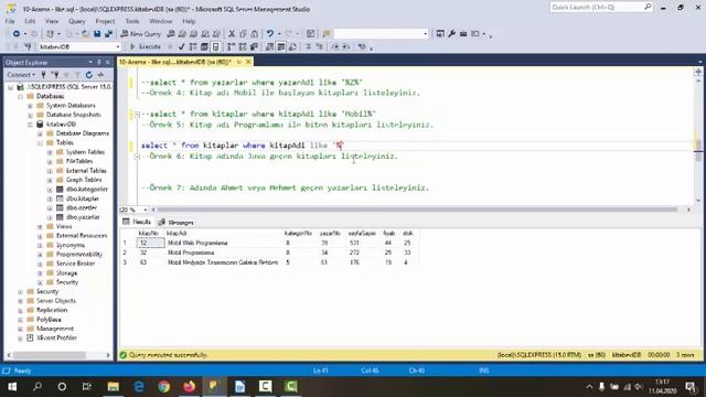 SQL Like(arama yapmak) Komutu смотреть онлайн