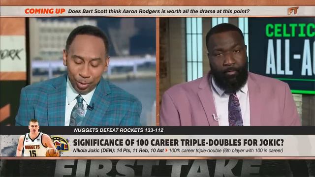 Kendrick Perkins' REBUTTAL to the backlash for his Nikola Jokic comments 🗣️ | First Take смотреть онлайн