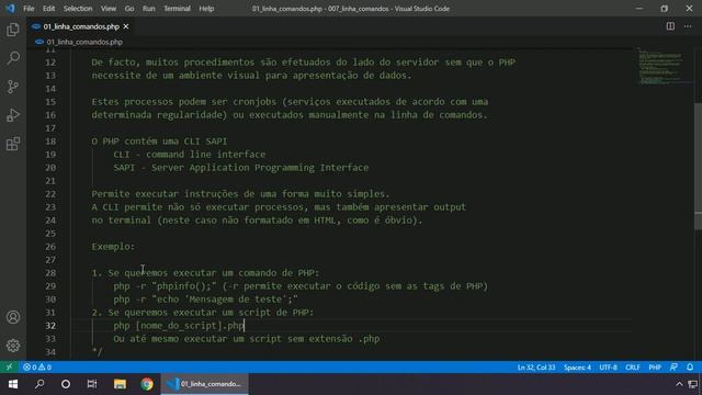 PHP 8 PARTE 2 #022 COMO USAR O PHP NO TERMINAL смотреть онлайн