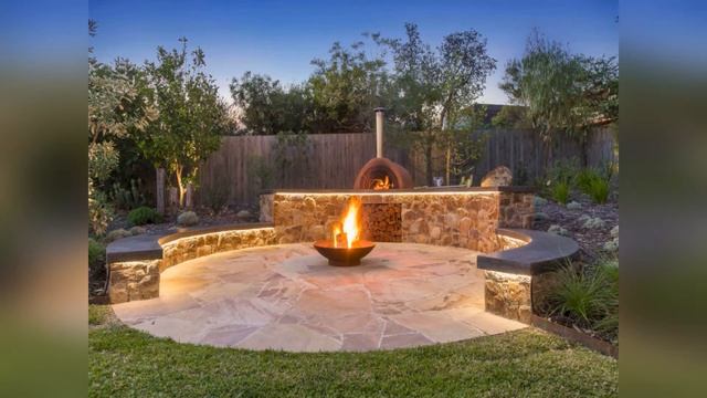 Очаг на даче своими руками | Обустройство зоны кострища на участке смотреть онлайн