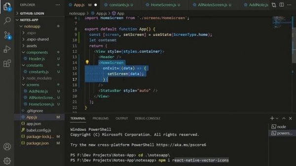Build A Simple Notes App With React Native and Get Started | React Native Tutorial 2023