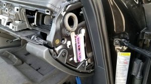 Location of the Fuse box in Audi A8 2012.