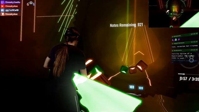 Beat Saber - ползём в топ мировой таблицы #VR #BeatSaber