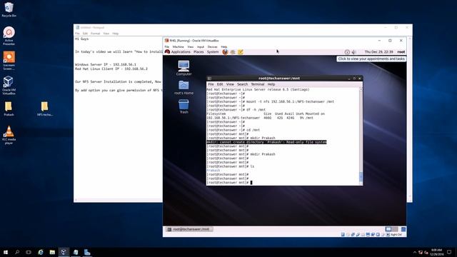 How to Install and Configure NFS in Windows Server 2016 and Mount it in Windows and Linux Client смотреть онлайн