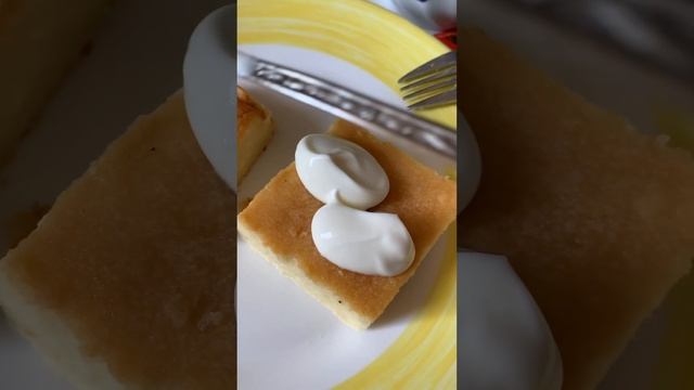 Творожная запеканка со сметаной и чаёк с лимончиком?#еда #едимдома #едимвкусно #лайф #блоггер #лайф