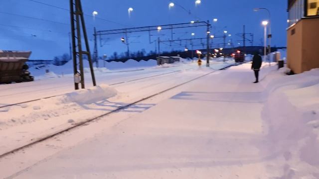 Кируна - Абиску на поезде в Шведском Заполярье смотреть онлайн