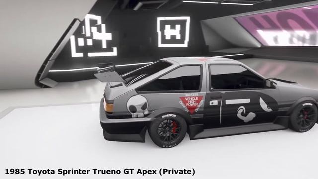 Forza Horizon 4 - Livery Showcase - 1985 Toyota Sprinter Trueno GT Apex смотреть онлайн