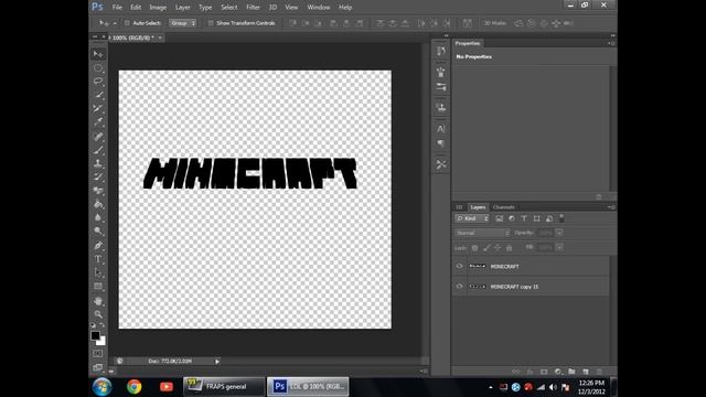 How To Make Minecraft Logo in PhotoShop [English] HD смотреть онлайн