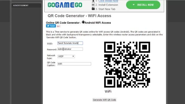 How to Access Wifi With QR Code Tamil Tutorials World_HD смотреть онлайн