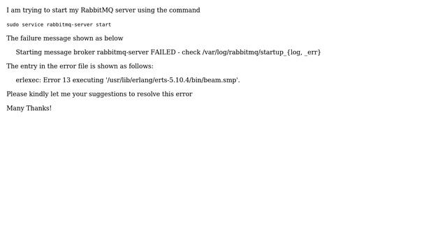 DevOps & SysAdmins: Unable to start RabbitMQ server on ubuntu 14.04 смотреть онлайн