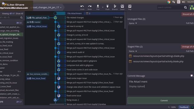 Commit and push branch on remote server repository from GitKraken смотреть онлайн