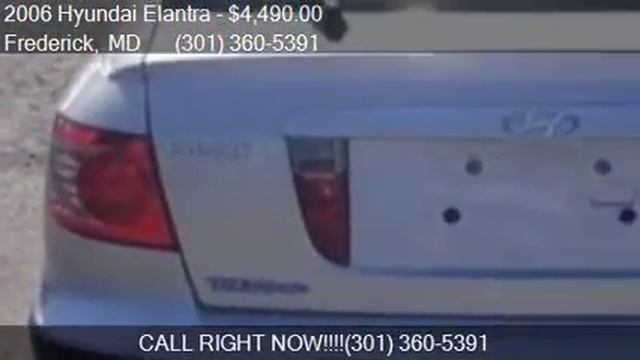2006 Hyundai Elantra GLS 4dr Hatchback for sale in Frederick смотреть онлайн