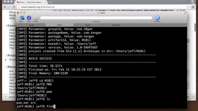 m101j 8 hello world maven style смотреть онлайн