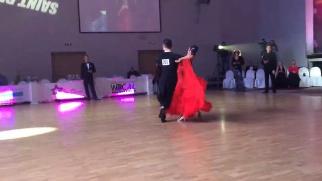 Andrey Kitsun - Yuliya Krepchuk (Prokip),1/2 Tango , BLR , WDC AL World Championship 10 Dance смотреть онлайн