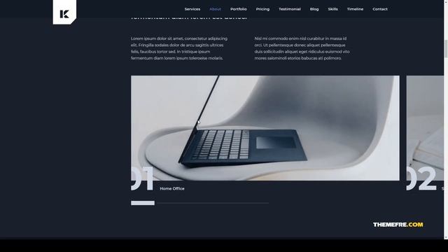 Kaven - Business One Page WordPress Theme onepage page builder Easy Create Website смотреть онлайн