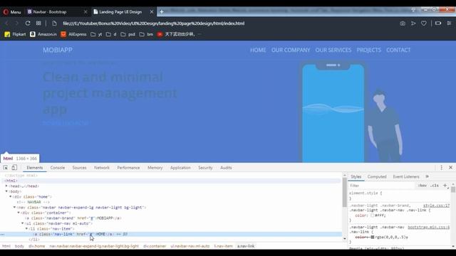 Landing Page UI Design with Wave Animation using HTML,CSS смотреть онлайн