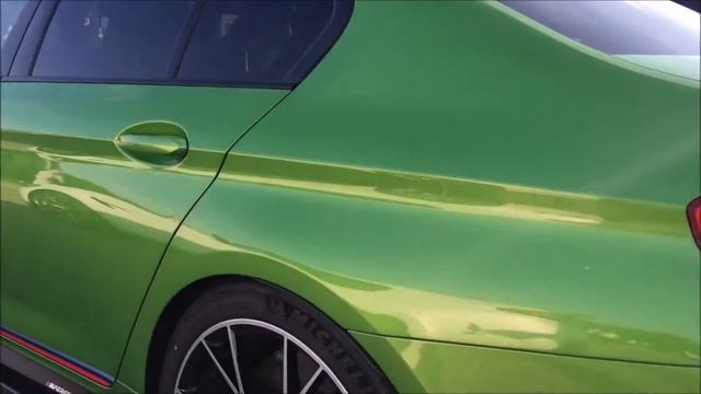 BMW F90 M5 Competition In Java Green Metallic