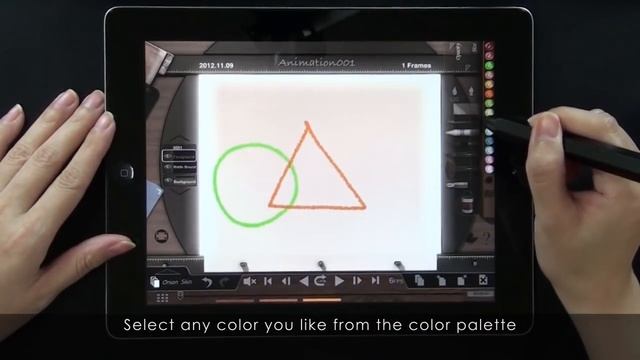 Animation Desk Classic iPad Tutorial - Color Selection смотреть онлайн