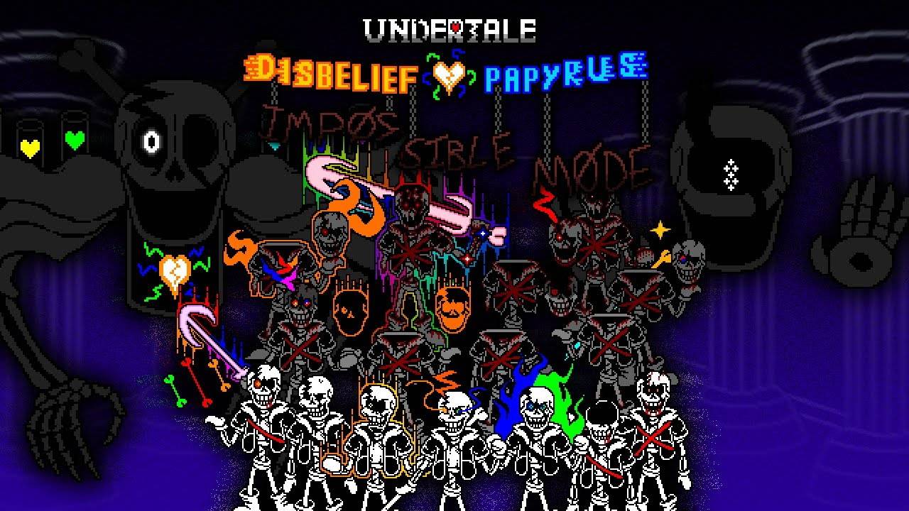 Disbelief Papyrus IMPOSSIBLE Mode official version full OST смотреть онлайн