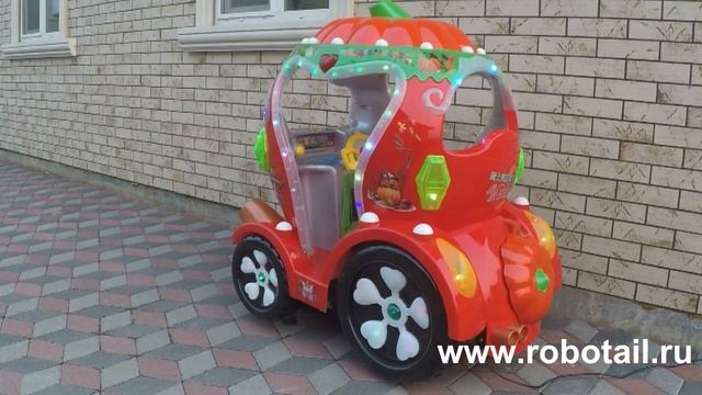 Детский аттракцион качалка "Карета" смотреть онлайн