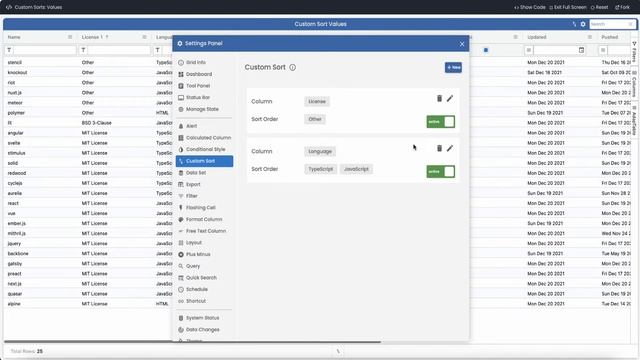 Custom and Column Sorting in AdapTable смотреть онлайн