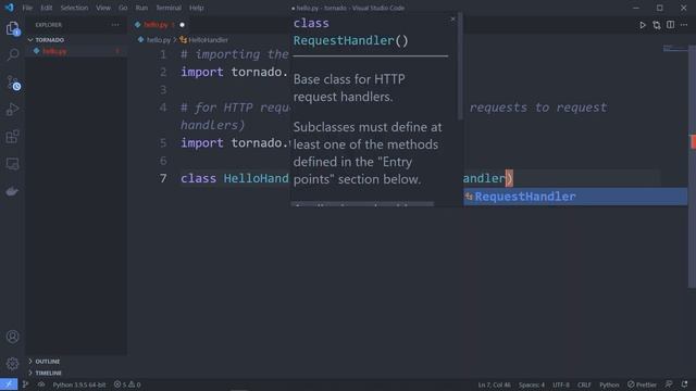 ?️ Tornado: High-Performance Python Framework: Introduction смотреть онлайн