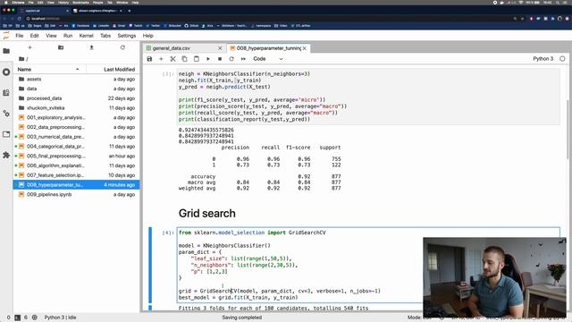 L54 Python Machine Learning Course | Grid search смотреть онлайн