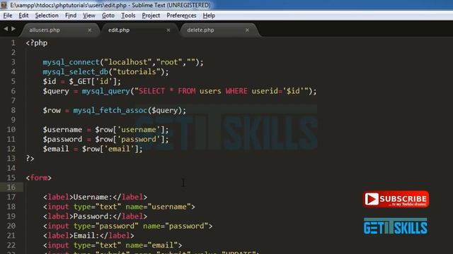 PHP Tutorials In Urdu/Hindi - 33 - EDIT USER PHP SCRIPT смотреть онлайн