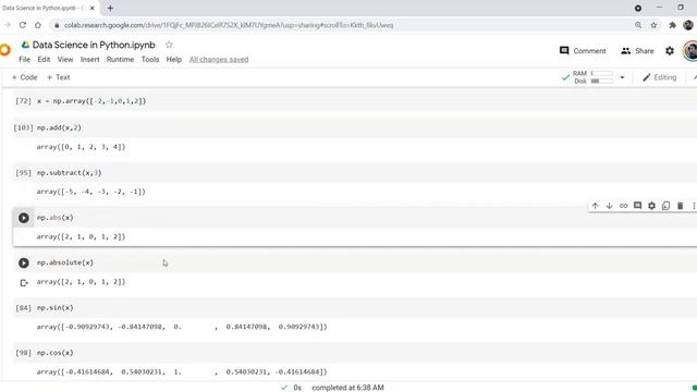 Universal Functions in Numpy смотреть онлайн
