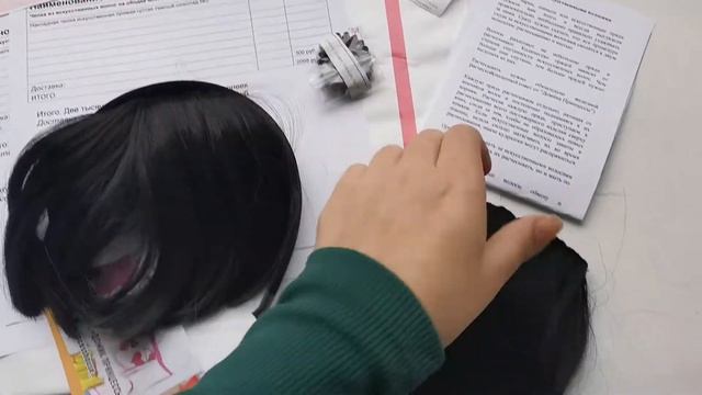 Накладные чёлки на ободке и на заколках цвет номер 2 тёмный шоколад смотреть онлайн