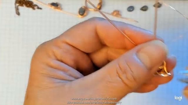 MAKE IT! Wire Wrapping Tutorial - Galaxyz Eye, 1 Frame Wire Mini Cab Wire Wrapped, Weaved Pendant смотреть онлайн