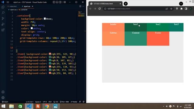 Create a Web layout Using CSS Grid Tutorial in Urdu / Hindi #cssgrid смотреть онлайн