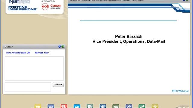 Print Providers -- Leveraging Competitive Advantage Through Automation Webinar смотреть онлайн