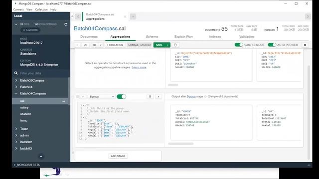 MongoDB Compass | MongoDB | Day 04 смотреть онлайн