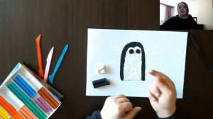 Мастер-класс. Пластилинография "Пингвин"