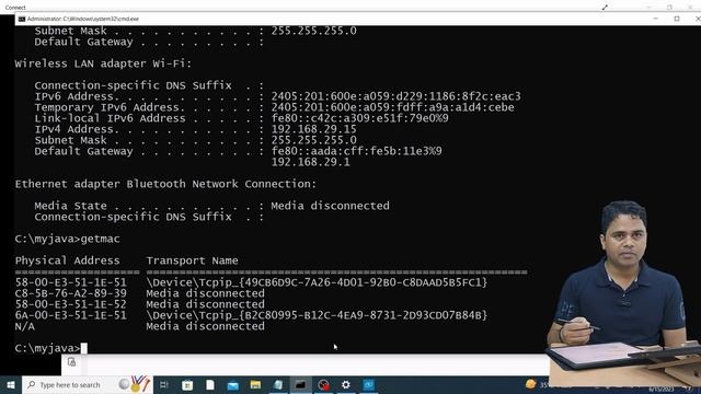 Socket Programming-01: InetAddress Class | Program for getting the IP address of a system or domain смотреть онлайн