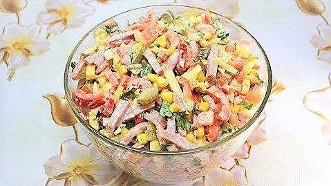 На праздничный стол ☝️Салат на Новый год-_Мексиканский смотреть онлайн