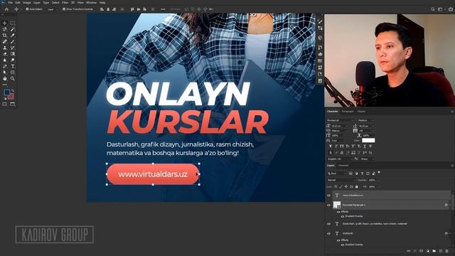 Social Media Design SMM dizayn | Photoshop darslari | Фотошоп дарслари смотреть онлайн
