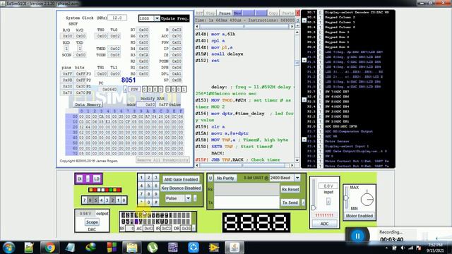Coffee Vending Machine Using 8051, EDSIM51 Software