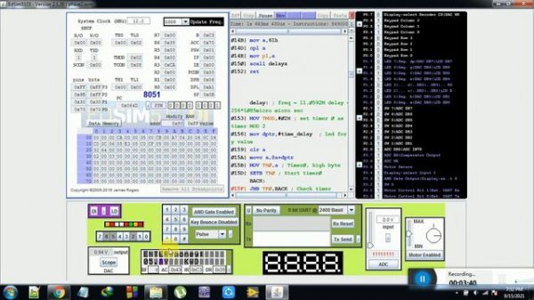 Coffee Vending machine Using 8051, EDSIM51 software