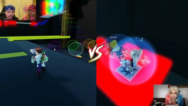 ESCAPE do ROUND 6 COM A ARLEQUINA NO ROBLOX!! (Escape Squid Game Parkour Obby!!) смотреть онлайн