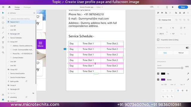 Mobile UI Design Tutorial | Service Provider App | Topic 9 and 10 | Microtech Global IT Solution смотреть онлайн