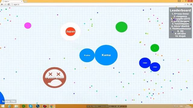 Гайд-Обзор по игре Agar Io!