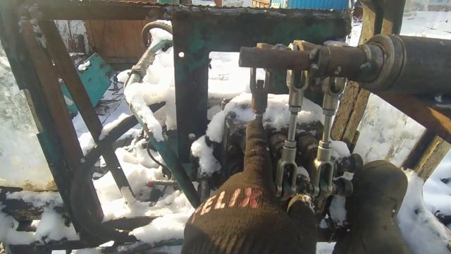Трактор Т-40АМ. Установка большой кабины ЮМЗ. Часть 3. Распределитель смотреть онлайн
