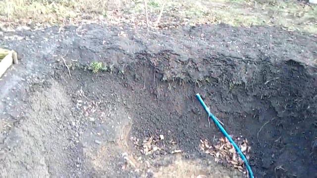 Декабрь Пруд обзор будущего прудика под клариевого сома смотреть онлайн