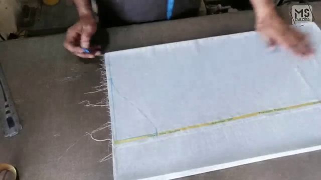 Gents suit complete cutting || kameez shlwar cutting || by Ms tailors смотреть онлайн