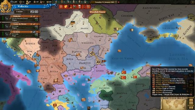 Wallachia 02 Europa Universalis 3 III Divine Wind Death and Taxes Let's Play смотреть онлайн