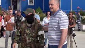 Крымчане встречаю солдат из зоны СВО