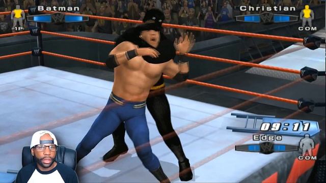 WWE Smackdown Vs Raw 2006 Raw Storyline Part 7 - Batman On The Top Rope (SVR 2006) смотреть онлайн